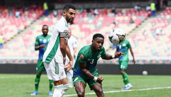 Argelia vs. Guinea Ecuatorial: chocan por la Copa Africana de Naciones. (Foto: AFP)