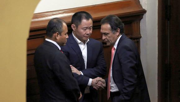 Héctor Becerril indicó que si Kenji Fujimori y los otro nueve parlamentarios rebeldes “no están de acuerdo con la línea de lucha frontal contra la corrupción de Fuerza Popular, entonces que se vayan”. (Foto: Reuters)