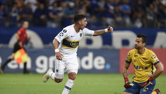 Boca Juniors igualó 1-1 en su visita a Cruzeiro y clasificó a las semifinales de la Copa Libertadores. En dicha instancia, los 'xeneizes' enfrentará a Palmeiras | Foto: AFP