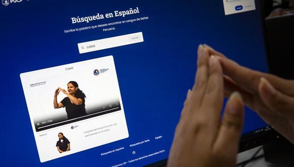 Diccionario peruano impulsado por IA convierte español en lengua de señas y viceversa.
