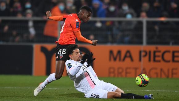 PSG empató 1-1 con Lorient por la jornada 19 de la Ligue 1 en el estadio du Moustoir.