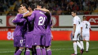 Real Madrid humilló 7-1 a Cultural Leonesa por la Copa del Rey