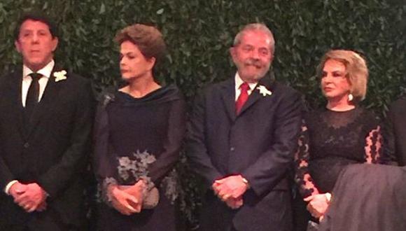 Rousseff y Lula fueron recibidos con "cacerolazo" en una boda