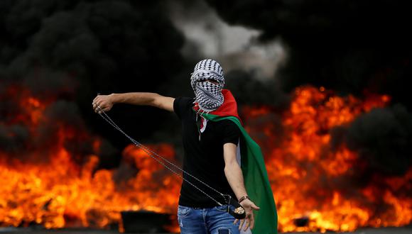 Nakba: Palestinos chocan con fuerzas israelíes en Cisjordania. (Reuters).