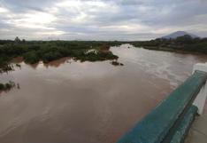 Río Tumbes alcanza umbral rojo y se prevé afecte a nueve centros poblados