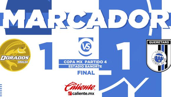 Dorados igualó 1-1 frente a Querétaro y clasificó a la siguiente ronda de la Copa MX | Foto: Querétaro