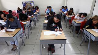 Minedu: más de 200 mil docentes participan hoy en prueba para nombramientos