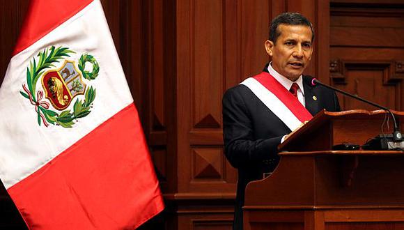 Humala dará mensaje a la nación a la 1 de la tarde, según fuentes de Palacio de Gobierno. (Foto: Rolly Reyna/ Archivo El Comercio) 