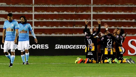 Sporting Cristal cayó la semana pasada por 5-1 en La Paz ante The Strongest por la Copa Libertadores. (Foto: Reuters)