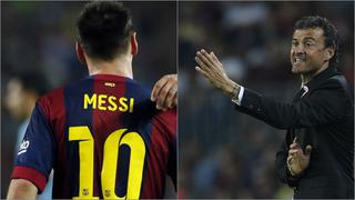 Luis Enrique no piensa dar descanso a Lionel Messi: esto dijo
