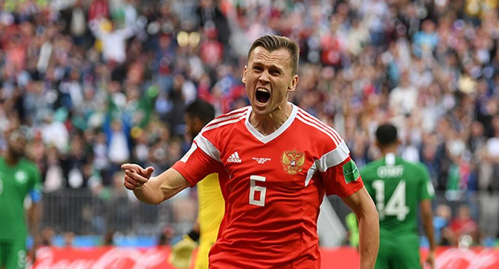 Denis Chéryshev se convirtió este jueves en el héroe de la selección de Rusia. (Foto: Getty Images)