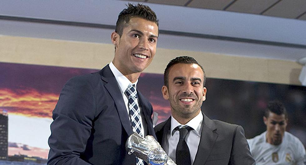 Cristiano Ronaldo y su agente Jorge Mendes. (Foto: Getty Images)