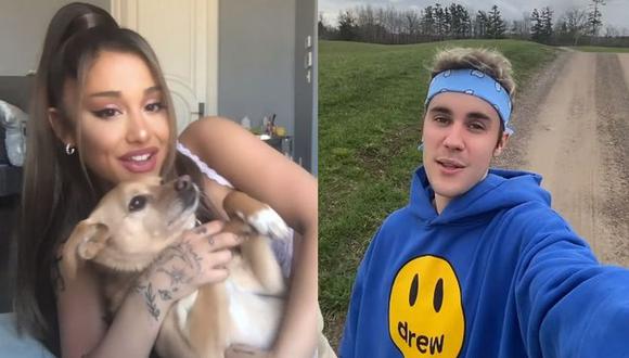 Ariana Grande y Justin Bieber lanzan “Stuck With U”, su canción para contribuir en lucha contra el coronavirus. (Foto: Captura de video)