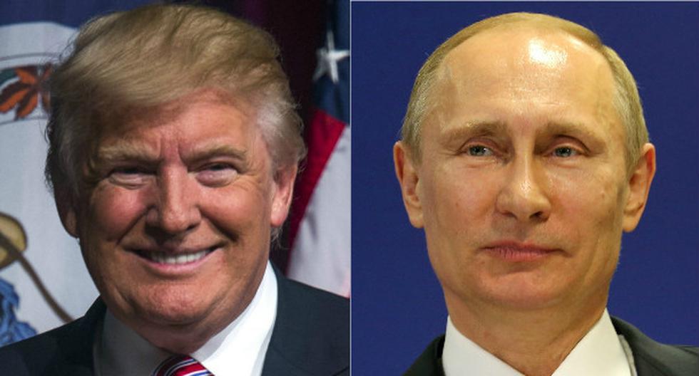 El Kremlin niega contactos entre Vladimir Putin y Donald Trump. (Fotos: EFE y Getty Images)