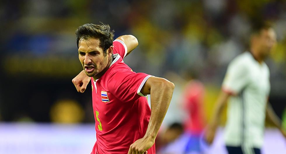 Costa Rica derrotó a Colombia y se despidió de manera digna de la Copa América. (Foto: AFP)