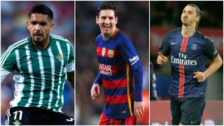 Juan Vargas en once ideal de Europa junto a Messi e Ibrahimovic