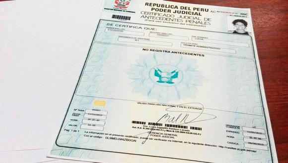 Certificado de Antecedentes Penales en Perú: ¿qué es, para qué sirve y cómo obtenerlo? (Foto: Poder Judicial)