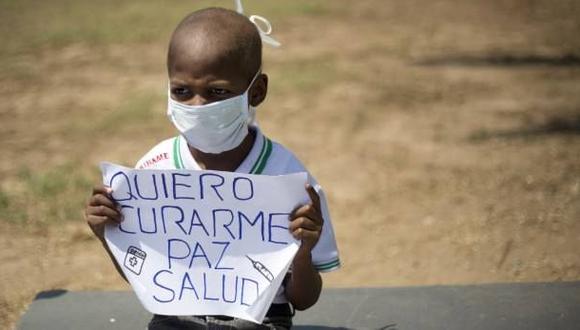El niño símbolo de la crisis en el sector salud de Venezuela