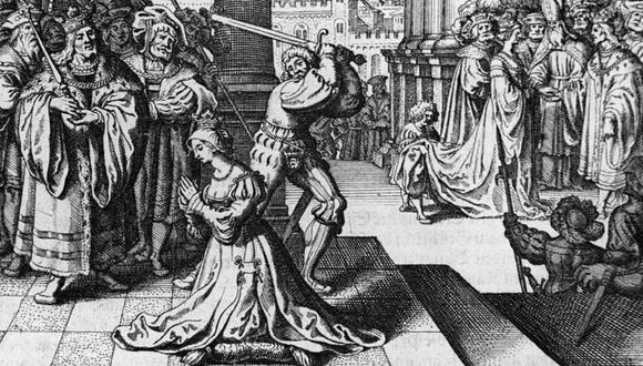 Un verdugo francés fue traído especialmente a Londres para ejecutar a Ana Bolena con una espada. (Foto: Getty Images, vía BBC Mundo).