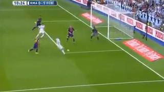 Los dos palos que negaron el gol a Karim Benzema en el clásico