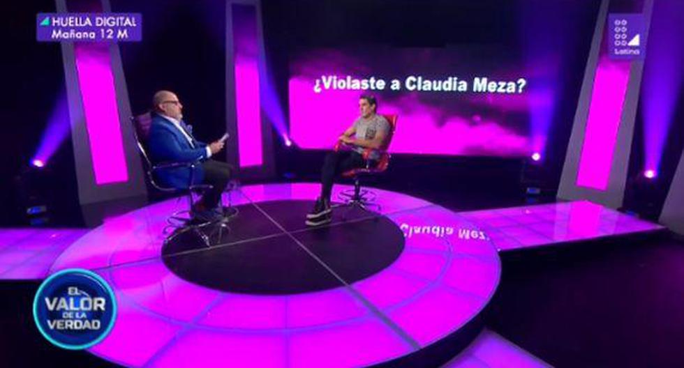 “El valor de la verdad”: Faruk Guillén negó haber violado a Claudia Meza. (Foto: Captura de video)