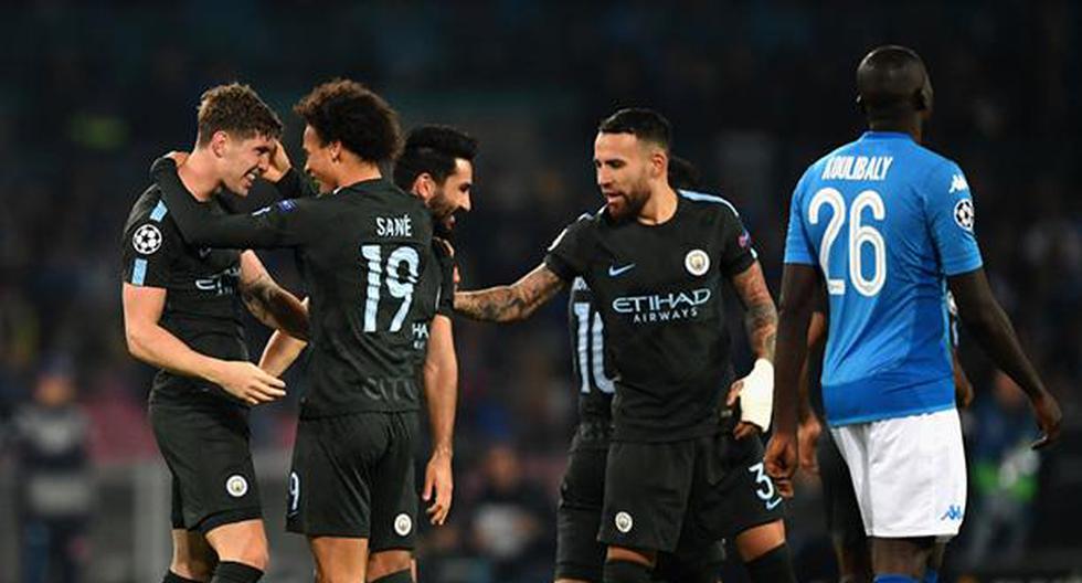 Napoli 2-4 Manchester City: mira los goles por la Champions League. (Video: ESPN - YouTube) (Foto: Getty Images)