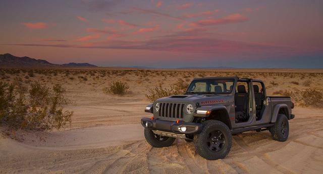El nuevo Jeep Gladiator Mojave equipa un motor V6 de 3.6 litros que desarrolla 281 hp. (Fotos: Jeep).