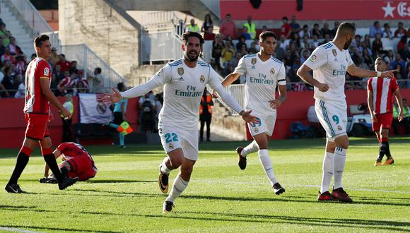 Isco abrió el marcador para Real Madrid ante Girona luego de un gran contraataque. (Foto: Reuters)