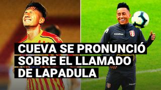 Cueva y su opinión sobre la convocatoria de Lapadula a la selección peruana