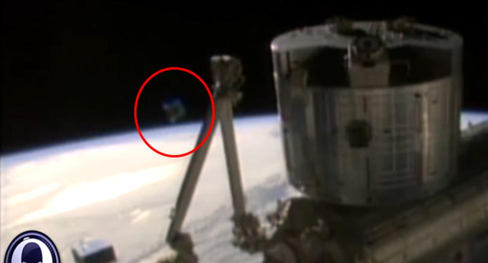 Un video de YouTube muestra cómo un supuesto OVNI aparece en las cámaras de la NASA. (foto: captura)