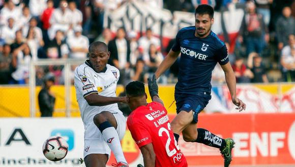 LDU no logró hacerle daño a Universidad Católica en el estadio Olímpico Atahualpa y empataron sin goles, por la segunda jornada de la Serie A de Ecuador. (Foto: Agencias)