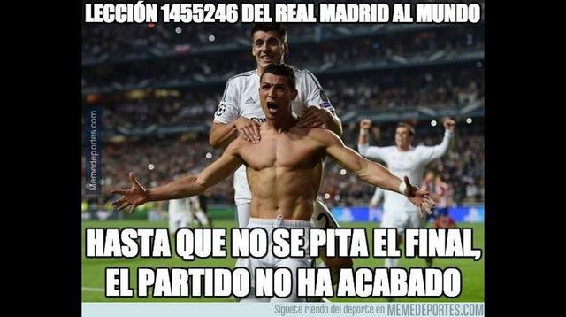 Los memes y reacciones del agónico triunfo del Real Madrid - 1