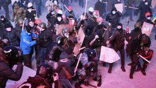 Ucrania: manifestantes burlan ley que restringe protestas