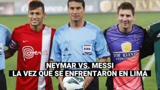 Messi vs. Neymar: la vez que se enfrentaron en Lima