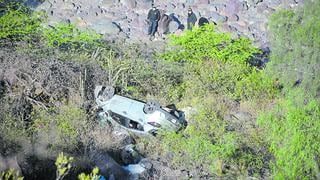 Ayacucho: muere un policía y otros tres resultan heridos en accidente de carretera 