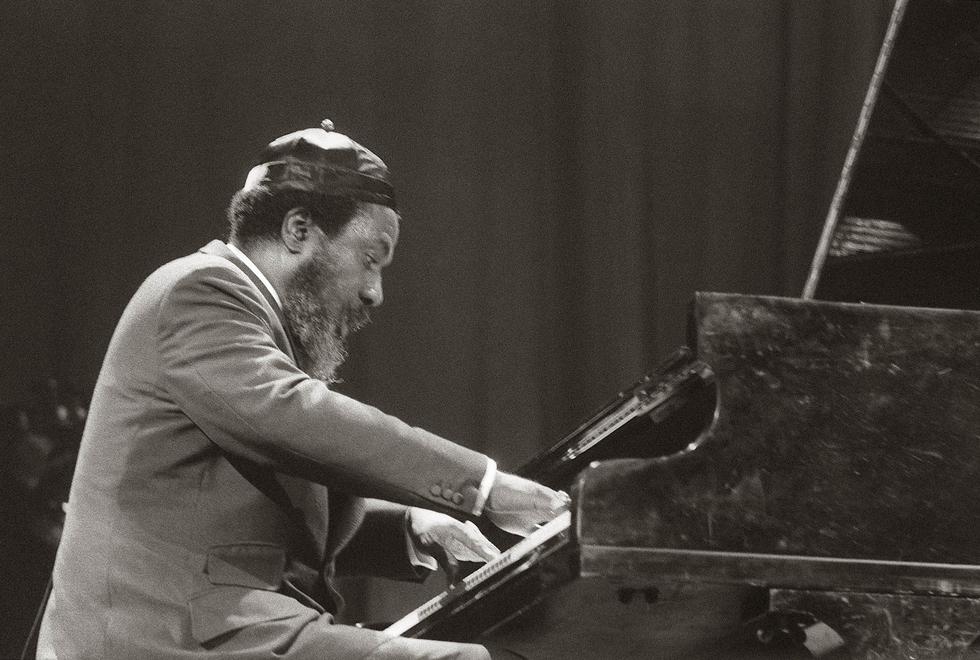 Thelonious Monk en un concierto en Francia.