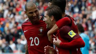 Portugal marcó el 2-1 ante México vía penal de Adrien Silva