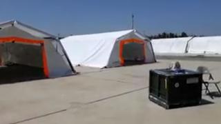 Coronavirus en Perú: instalan 26 camas en estadio ‘Lolo Fernández’ de Cañete para pacientes con COVID-19 | VIDEO