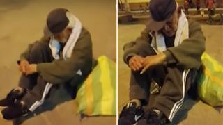 Rimac: anciano fue abandonado en la avenida Paseo de Aguas | VIDEO