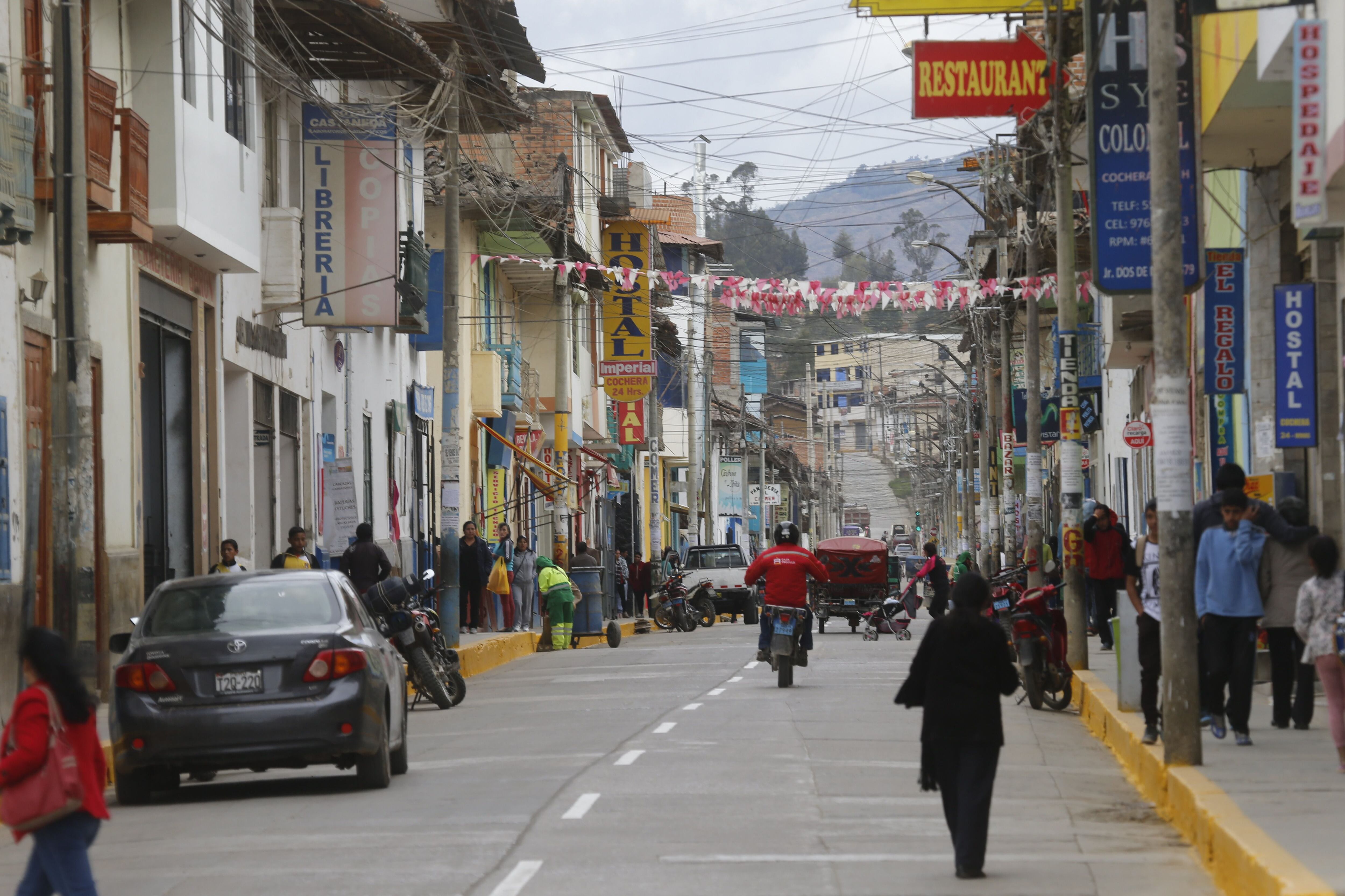 Alrededor de 33 mil negocios se registran en Cajamarca, según la Cámara de Comercio de Cajamarca, (Foto: Dante Piaggio)