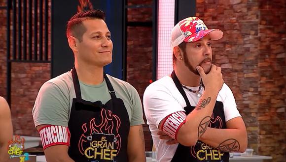 Luigui Carbajal y Ricky Trevitazo fueron eliminados de "El gran chef: Famosos x2" | Foto: YouTube - Captura de pantalla
