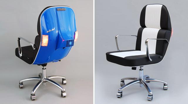 Una silla perfecta para todos los fanáticos de las motos Vespa - 1