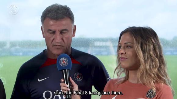 Al-Khelaïfi, Galtier y Marquinhos hablan de la fase de grupos que tendrá PSG en la Champions. (Video: PSG)
