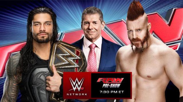WWE: Roman Reigns defenderá título ante Sheamus en Monday Night - 1
