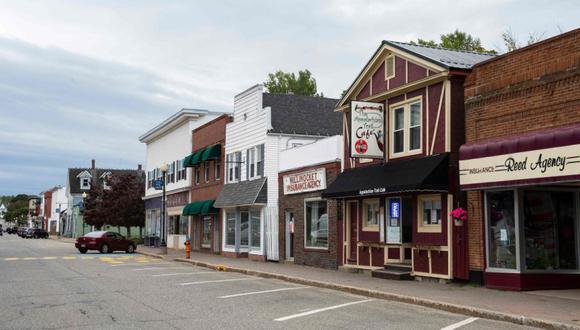 Vista del centro de Millinocket, Maine. (Foto: AFP / Joseph Prezioso).