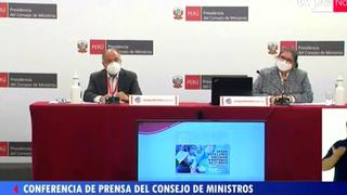 Gobierno brindó conferencia de prensa para informar sobre las medidas contra el COVID-19