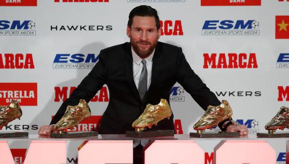 Lionel Messi ha superado a Cristiano Ronaldo, quien se quedó con cuatro trofeos (Foto: Reuters).