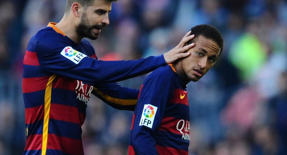 Gerard Piqué decidió hablar de Neymar tras la victoria del Barcelona en LaLiga. (Foto: Getty Images)