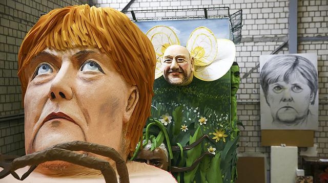 Muñecos de personajes mundiales destacan en carnavales alemanes - 5