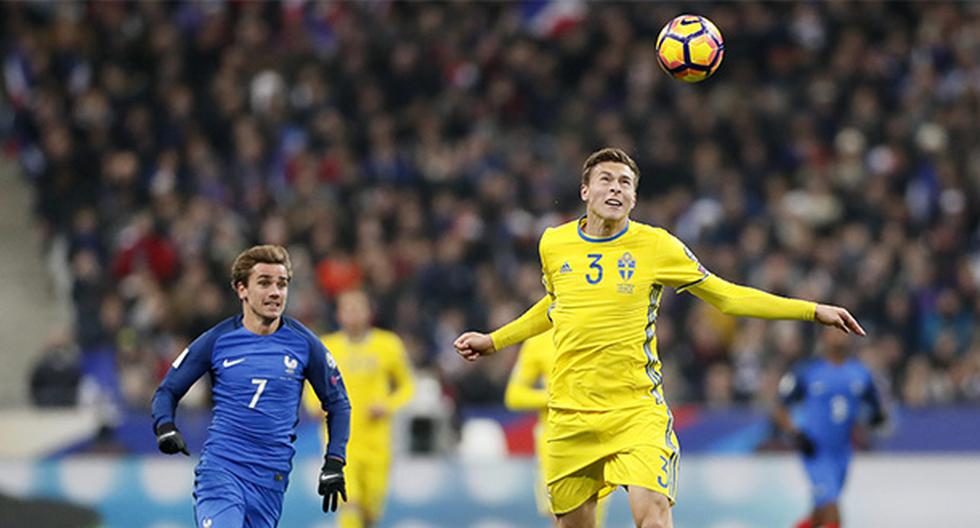 Francia venció con lo justo a Suecia en las Eliminatorias Rusia 2018. (Foto: EFE)